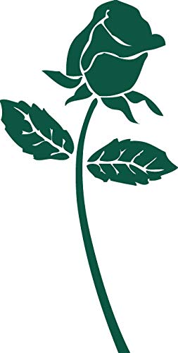 Decaltor Rose 5 in Vinyl Decal for Laptop Bumper Wall
