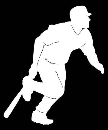 Picniva Baseball Type6 Vinyl Car Window Decal, Approx 5 in