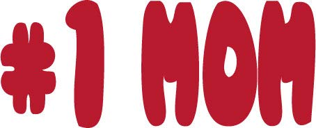 Decaltor Mom Appreciation Vinyl Decal, 5 in, Laptop Sticker