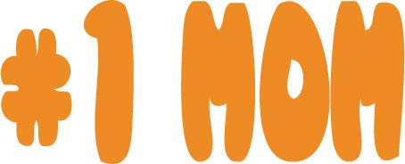 Decaltor Mom Appreciation Vinyl Decal, 5 in, Laptop Sticker