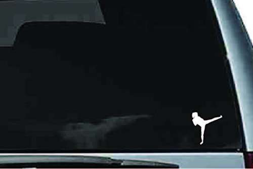 Picniva Martial Arts Fighter Sty203 Vinyl Car Window Decal, Approx 5 in