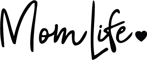 Decaltor Mom Life 5 in Vinyl Decal Laptop Bumper Wall