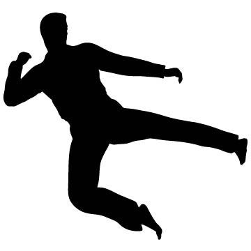 Picniva Fighting Sport Style 110 Removable Vinyl Wall Decal