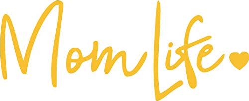 Decaltor Mom Life 5 in Vinyl Decal Laptop Bumper Wall