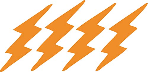 Decaltor Lightning Bicycle Vinyl Decal for Car Window Laptop, 5 in