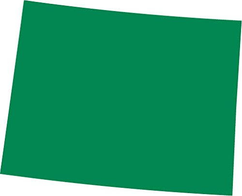 Picniva Green Wyoming Map Removable Vinyl Wall Decal, 3 in Wide