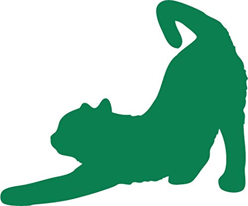Decaltor Stretching Cat Vinyl Decal