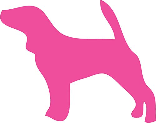 Decaltor Beagle Silhouette Dog Vinyl Decal, 5 in