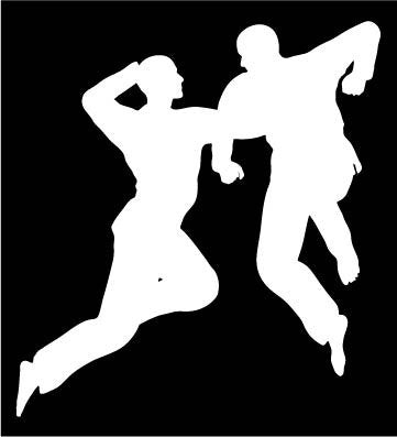 Picniva Martial Arts Fighter Type19 Vinyl Car Window Decal, Approx 5 in