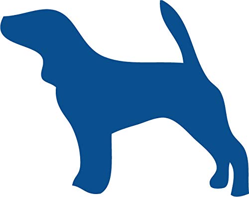 Decaltor Beagle Silhouette Dog Vinyl Decal, 5 in