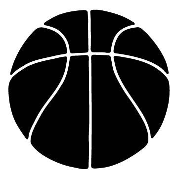 Picniva Basketball Type 02 Removable Vinyl Wall Decal