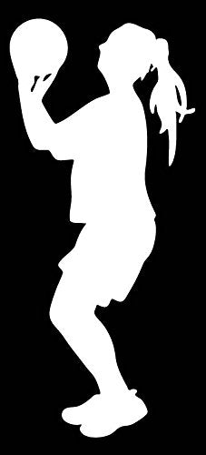 Picniva Basketball Type12 Vinyl Car Window Decal, Approx 5 in