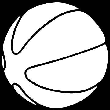 Picniva Basketball Type04 Vinyl Car Window Decal, Approx 5 in
