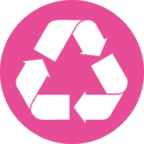 Decaltor Recycle Circle Vinyl Decal, 5 in, Car Window Sticker