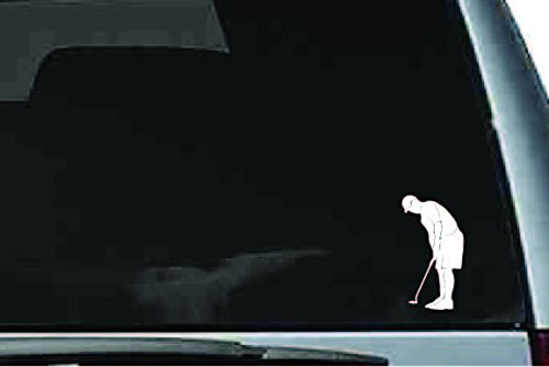 Picniva Golf Sty6 Vinyl Car Window Decal, Approx 5 in