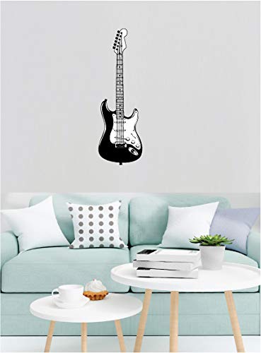 Picniva Guitar Style 3 HD Printed Music Wall Decal, 15 x 50 in