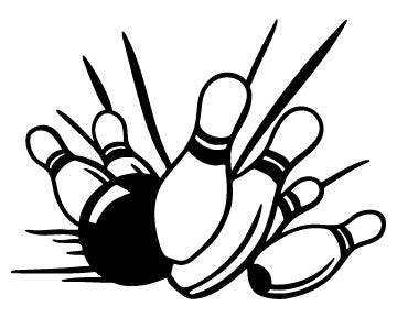 Picniva Bowling Type 07 Removable Vinyl Wall Decal