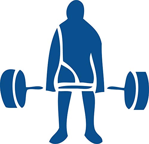 Decaltor Weight Lifter 5 in Vinyl Decal for Laptop Bumper Wall