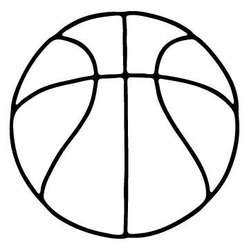 Picniva Basketball Type 01 Removable Vinyl Wall Decal