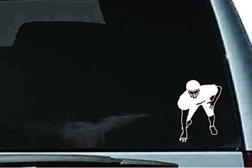 Picniva Football Sty14 Vinyl Car Window Decal, Approx 5 in
