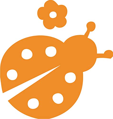 Decaltor Ladybug Vinyl Decal, 5 in, Car Window Sticker