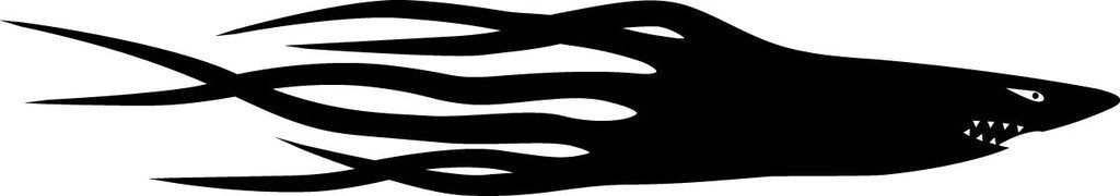 Picniva Style 231 Racing Side Stripe Vinyl Decals, 11 x 63 in, 2 Pc