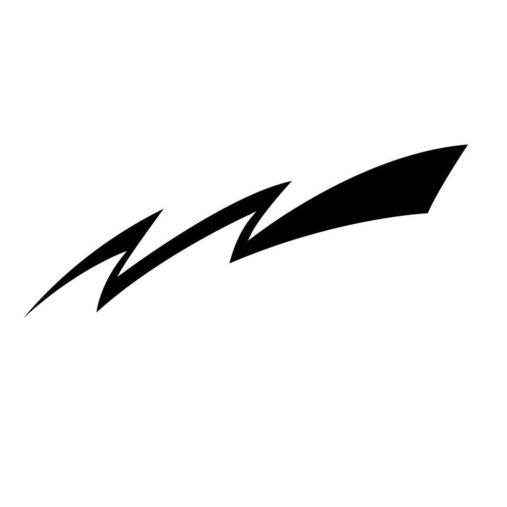 Picniva Style 239 Racing Side Stripe Vinyl Decals, 20 x 52 in, 2 Pc