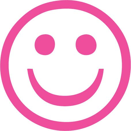 Decaltor Smiley Face Vinyl Decal, 5 in, Car Window Sticker