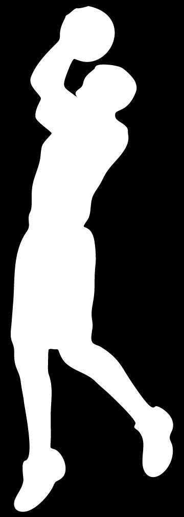 Picniva Basketball Type7 Vinyl Car Window Decal, Approx 5 in