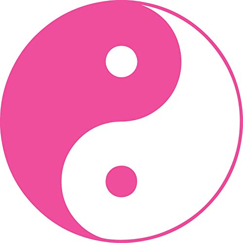 Decaltor Yin & Yang 5 in Vinyl Decal for Laptop Bumper Wall