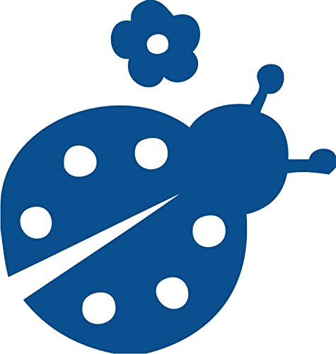 Decaltor Ladybug Vinyl Decal, 5 in, Car Window Sticker