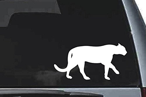 Picniva Mountain Lion Sty7 Vinyl Car Window Decal, Approx 5 in