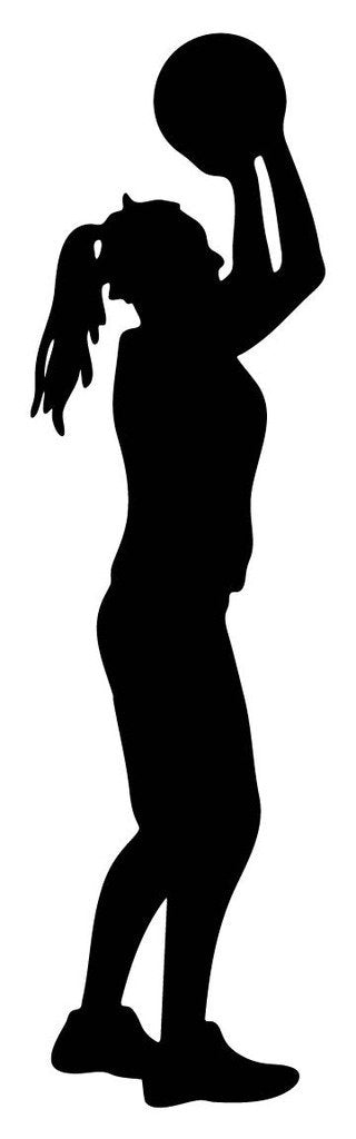 Picniva Basketball Shooting Player Removable Vinyl Wall Decal