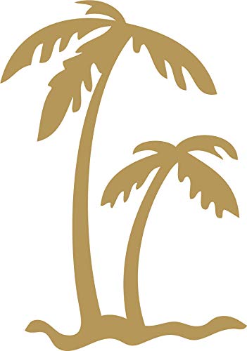 Decaltor Palm Tree 5 in Vinyl Decal for Laptop Bumper Wall