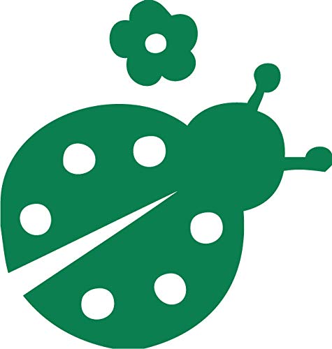 Decaltor Ladybug Vinyl Decal, 5 in, Car Window Sticker