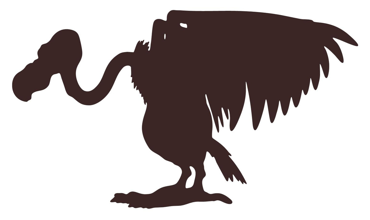 Picniva Buzzard Vinyl Decal Sticker for Car Truck Laptop Window Graphic (Brown, 3'') - Color: Brown - Size: 3''
