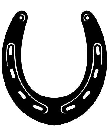 Picniva Horseshoe Type 3 Removable Vinyl Wall Decal