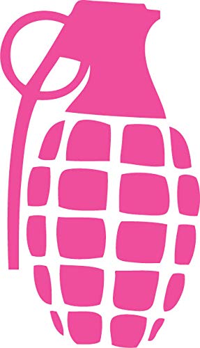 Decaltor Grenade Graphic Vinyl Decal for Car Window Laptop