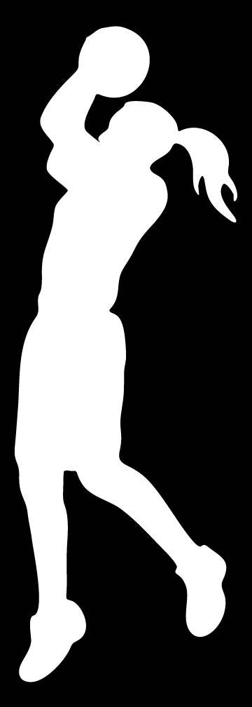 Picniva Basketball Type11 Vinyl Car Window Decal, Approx 5 in