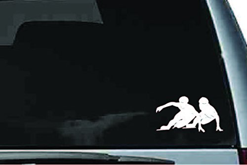 Picniva Skater Sty7 Vinyl Car Window Decal, Approx 5 in