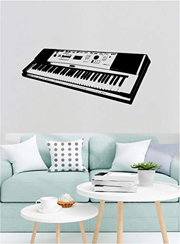 Picniva Keyboard HD Printed Music Wall Decal, 50 x 22 in