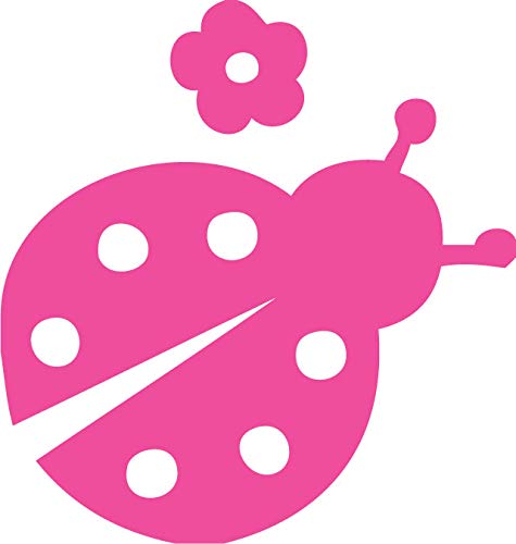 Decaltor Ladybug Vinyl Decal, 5 in, Car Window Sticker