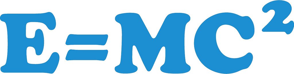 Picniva E=mc2 Physics Vinyl Wall Decal, Blue, 22 x 5.5 in