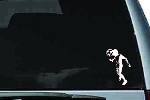 Picniva Soccer Boy Sty18 Vinyl Car Window Decal, Approx 5 in