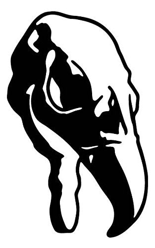 Picniva Eagle Skull Style 2 Removable Vinyl Wall Decal - Color: eagleskull style2