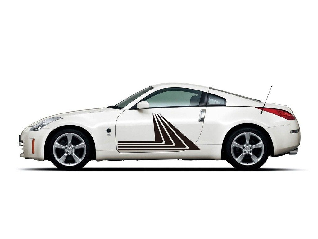 Picniva Style 11 Racing Side Stripe Vinyl Decals, 22 x 50 in, 2 Pc