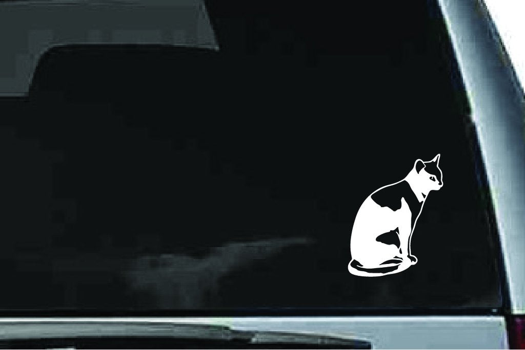Picniva Cat Sty22 Vinyl Car Window Decal, Approx 5 in