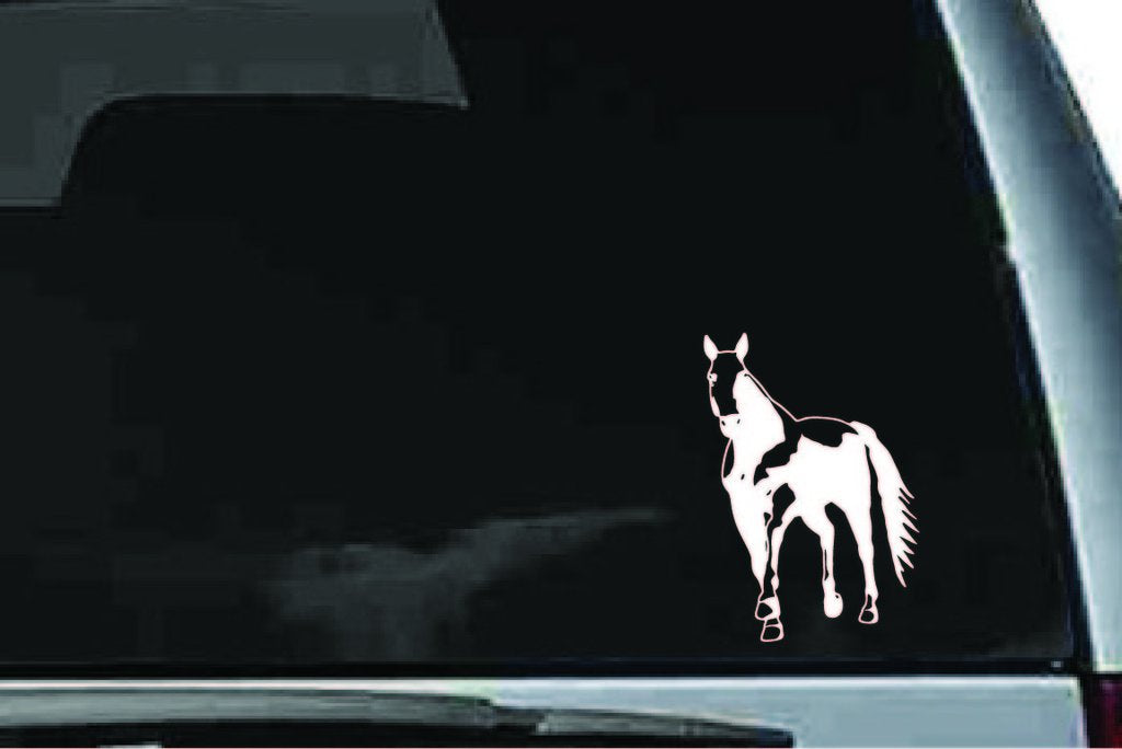 Picniva Horse Sty29 Vinyl Car Window Decal, Approx 5 in