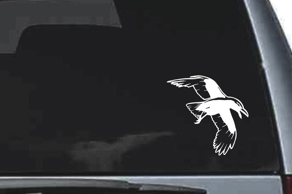 Picniva Crow Sty7 Vinyl Car Window Decal, Approx 5 in