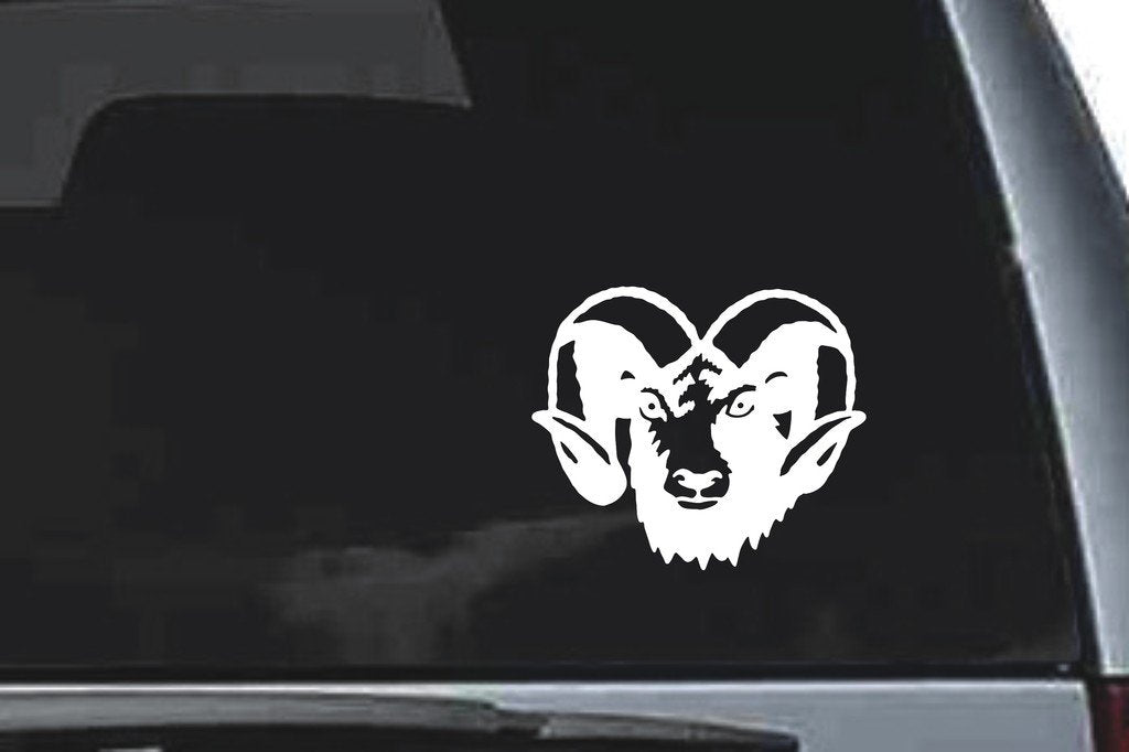 Picniva Aries Sty7 Vinyl Car Window Decal, Approx 5 in